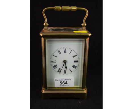 BRASS CARRIAGE CLOCK