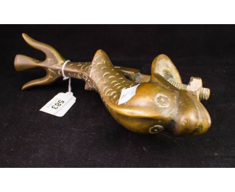 BRASS FISH DOOR KNOCKER