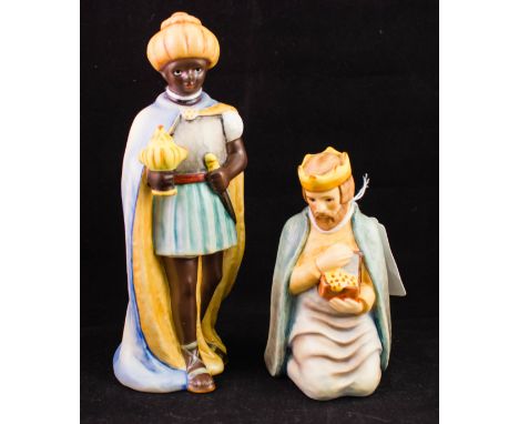 HUMMEL FIGURES "KING WITH BOX" + "MOORISH KING" IN ORIGINAL BOXES