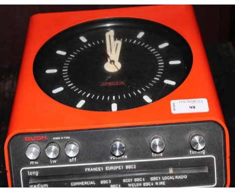 BUSH RANK ORGANISATION CLOCK RADIO
29.5cm long 