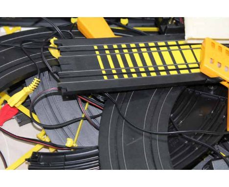 VINTAGE HORNBY TRAIN AND TRACKS together with scalextric