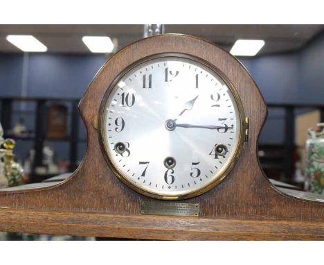 OAK MANTEL CLOCK