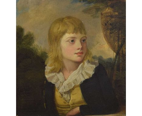 Early 19th century English School – Oil on canvas - 'Portrait of John Astley Bennett R.N, when he was at Eton School', unsign