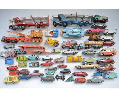 Large collection of unboxed vintage diecast vehicle models, various scales Corgi, Matchbox, by Lesney etc, incl. 2 Corgi Chit