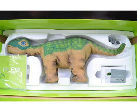 Ugobe Pleo Life Form animatronic Dinosaur (damaged exterior, missing charger, A/F), an infra-red remote controlled VW Beetle 