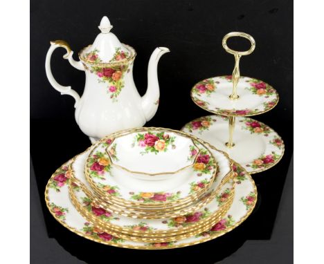 Royal Albert Old Country Roses part dinner and tea service       