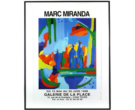 Collection of modern printed exhibition posters and art prints, to include Picasso, Miro, Jackson Pollock and Marc Miranda, a