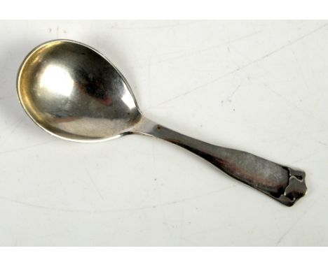 Danish silver caddy spoons by Heimburger, Christian F Heise 1928       