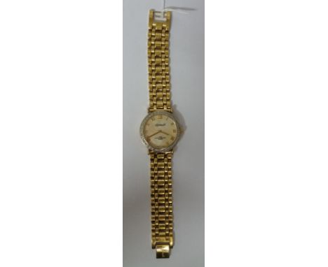 A Tissot Diamond Watch, in working order according to owner.