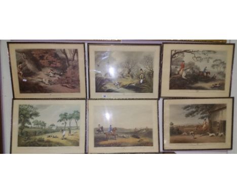 A Good Set of Le Chasse Hunting Prints.