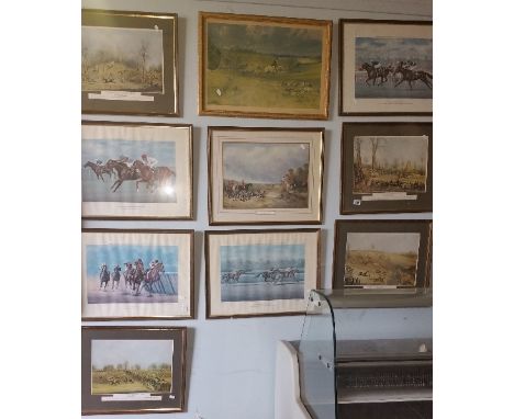 A Group of Ten Hunting Prints.