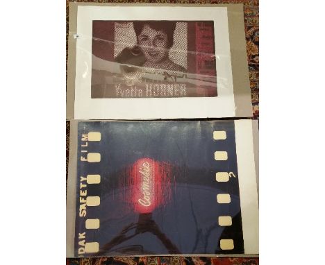 Ian Colverson (b.1940), Coloured Print Yvette Horner; signed and numbered and dated '71 & A Contemporary Print, Cosmetic, Saf