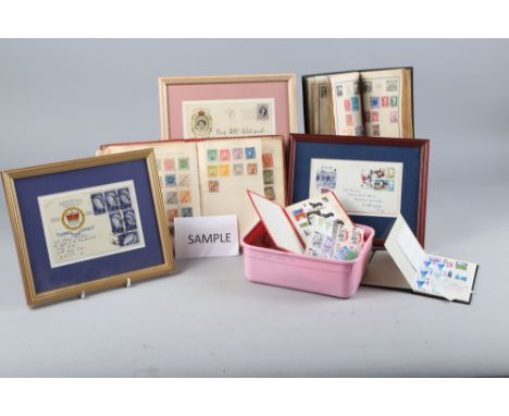 A quantity of first day covers and stamps from around the world 
