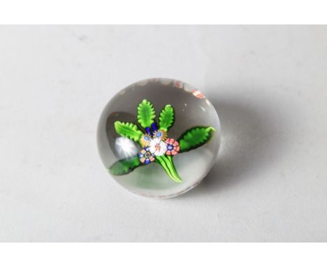 A Clichy flower paperweight, 2 5/8" diaCondition:One or two light surface scratches marks 