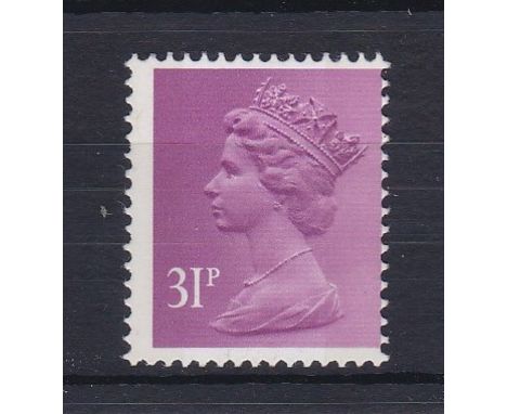 Great Britain Errors and Varieties 1985 31p Machin 'Misperfoarted' SG X919, u/m Mint