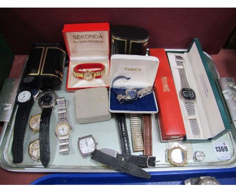 Sekonda Ladies Watch, Timex ladies watch, Citron Quartz gents watch, Casio etc:- One Tray.