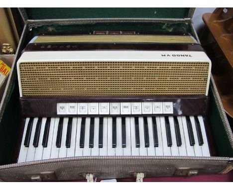 Hohner Tango VM Accordion, in case, 52cm wide.