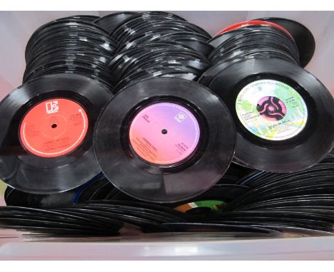 Records: 45rpm's, Wings, Billy Ocean, Van McCoy, Candi Statton, E.L.O, Medicine Head, Hot Chocolate, etc, no sleeves:- One Bo