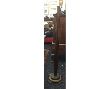 An Art Deco standard lamp
