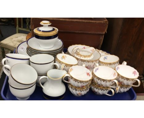 A Copelands china part tea service, together with another Continental