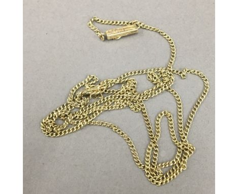 A 14 K gold chain (4 grammes)