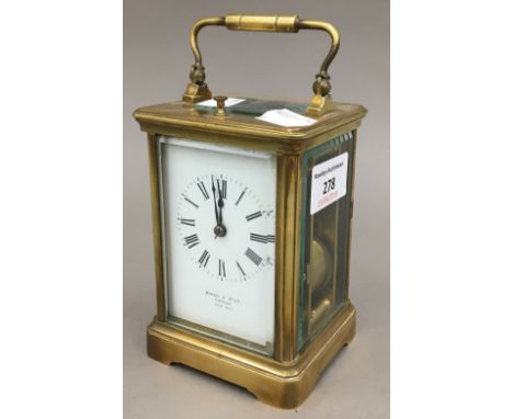 A Munsey &amp; Co carriage clock