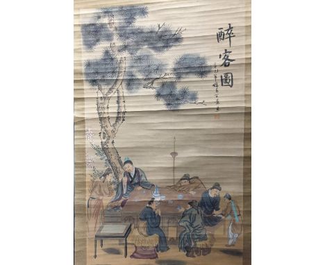 Two Chinese scroll paintings