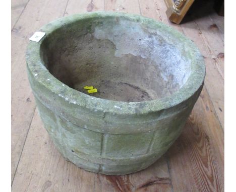 A stone planter&nbsp;