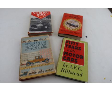 'Stirling Moss' by Robert Raymond, Motor Racing Publications Ltd, 1953 first edition; 'A Turn at the Wheel' by Stirling Moss,