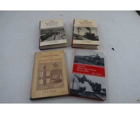 'The Festiniog Railway' by J.I.C.Boyd, Oakwood Press, 1975 first edition, 2 Vols; 'Gretna- Britains Worst Railway Disaster (1