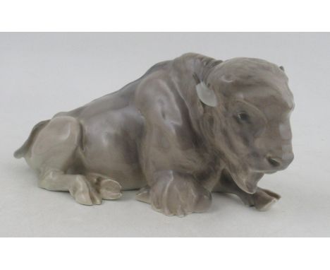 Bing and Grondahl rare model of an American Buffalo No 1672 made c1915&nbsp;Condition Report:  Good condition