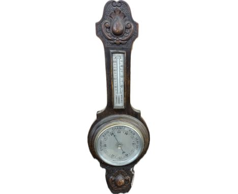 Vintage wall hanging barometer 