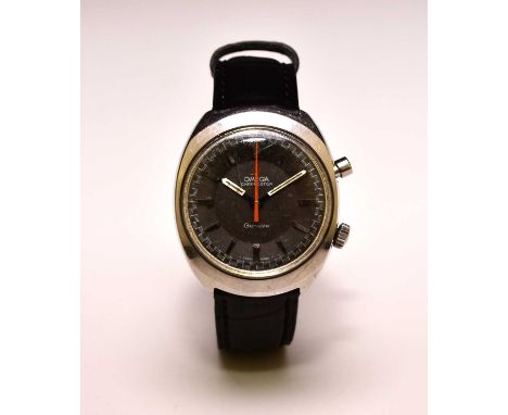 Omega: A gentleman's stainless steel wristwatch Model: Chronostop Reference: 145.009 Date: 1967 Movement: Cal.865 17-jewel, m