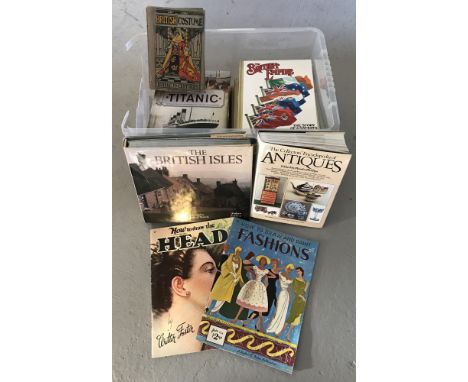 A collection of vintage and modern books.To include "The British Empire" series " The Collectors' Encyclopedia of Antiques" a