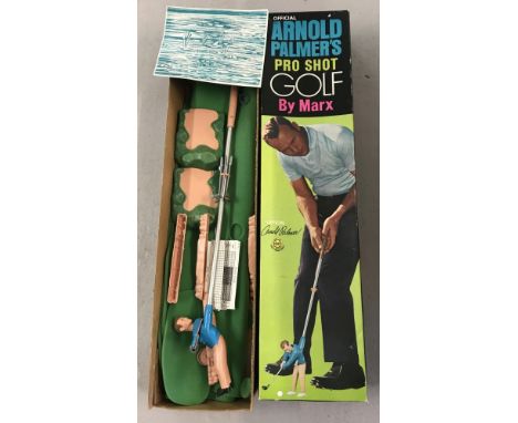 A vintage Arnold Palmers Pro Shot Golf Set by Marx.