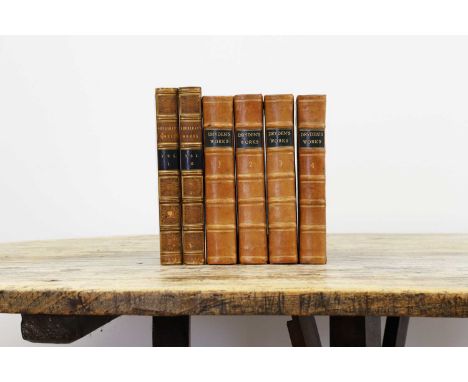 BINDING: DRYDEN, J: The Miscellaneous Works in 4 Vols. Tonson, 1760, Frontis portrait. Cont. full speckled calf &amp; later s