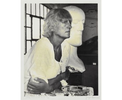 Jorge Lewinski, Polish/British 1921-2008 - Dame Elisabeth Frink, 1973; gelatin silver print, signed, titled and dated lower e