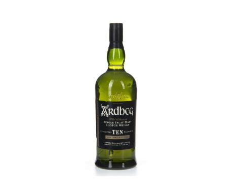 ARDBEG AGED 10 YEARS - ONE LITRE Single Malt Scotch Whisky One litre, 46% volume.