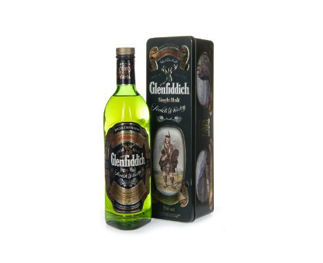 GLENFIDDICH SPECIAL OLD RESERVE Single Malt Scotch Whisky 75cl, 40% volume, in MacDonald of Clanranald clan tin.