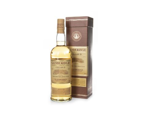 GLENMORANGIE CELLAR 13 - ONE LITRE Single Malt Scotch Whisky Matured in first fill casks. One litre, 43% volume, in box.