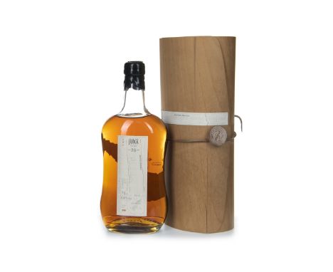 ISLE OF JURA AGED 36 YEARS Single Malt Scotch Whisky Matured in cask no. 590, bottled 11 July 2001, bottle no. 23 of 449. 70c
