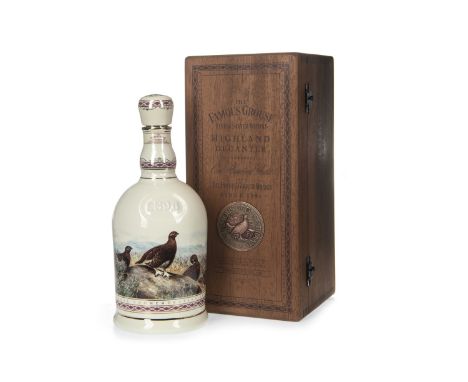 FAMOUS GROUSE HIGHLAND DECANTER Blended Scotch Whisky Bottled to celebrate 100 years of the Famous Grouse brand, decanter no.