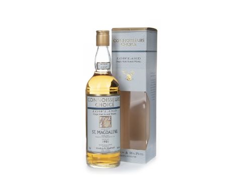 ST MAGDALENE 1981 CONNOISSEURS CHOICE Single Malt Scotch Whisky Bottled 1997. 70cl, 40% volume, in carton.