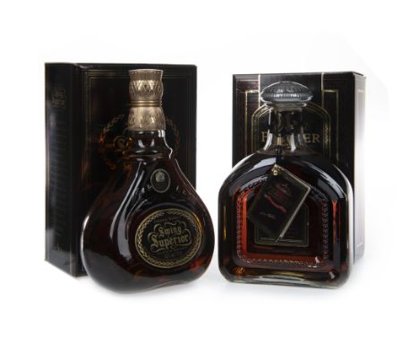 JOHNNIE WALKER PREMIER Blended Scotch Whisky 75cl, 43% volume, in carton. JOHNNIE WALKER SWING SUPERIOR Blended Scotch Whisky