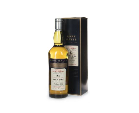 GLEN ORD 1973 RARE MALTS AGED 23 YEARS Single Malt Scotch Whisky Bottled September 1997, bottle no. 5467. 75cl, 59.8% volume,