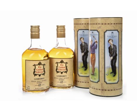 THE LOMBARD COLLECTION AGED 12 YEARS (2) Single Malt Scotch Whisky 70cl, 40% volume, in golfing greats tin. Two bottles.