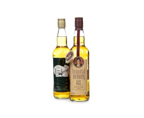 IMMORTAL MEMORY Blended Scotch Whisky 70cl, 40% volume. BURNS HERITAGE Blended Scotch Whisky 70cl, 40% volume. Two bottles.