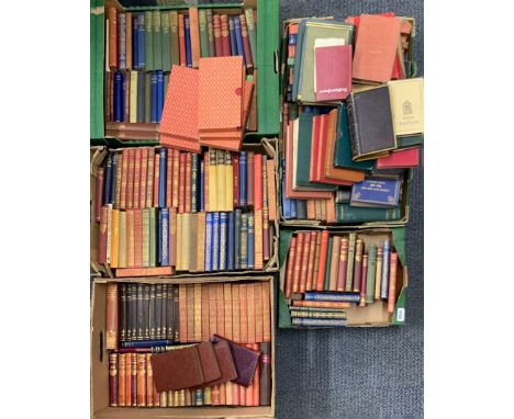Five boxes of good vintage books.