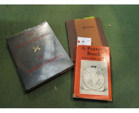 Bernard Leach: 'A Potter's Book', 1962 reprint in wrapper; plus 'The Wood Engravings of Robert Gibbings', Faber, 1959, 1st ed