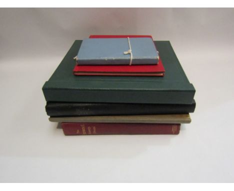 A large stamp collection Queen Victoria, King George V and VI and later in 6 albums, including black album containing penny r